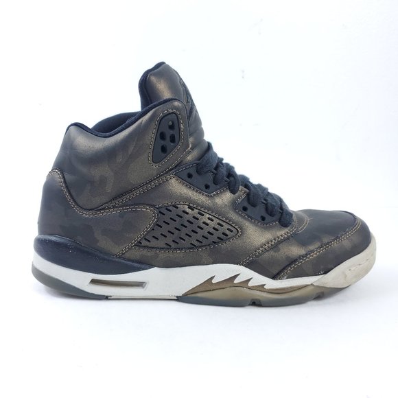 Air Jordan Boys 5 Retro Premium Heiress GS Basketb